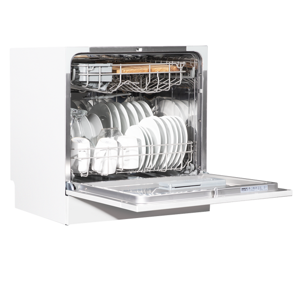 Sealey DH86 │ Baridi Tabletop Dishwasher 8 Place Settings 8L Capacity - White