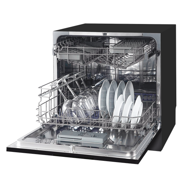 Sealey DH88 │ Baridi Tabletop Dishwasher 8 Place Settings 8L Capacity - Black