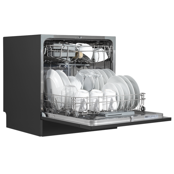 Sealey DH88 │ Baridi Tabletop Dishwasher 8 Place Settings 8L Capacity - Black
