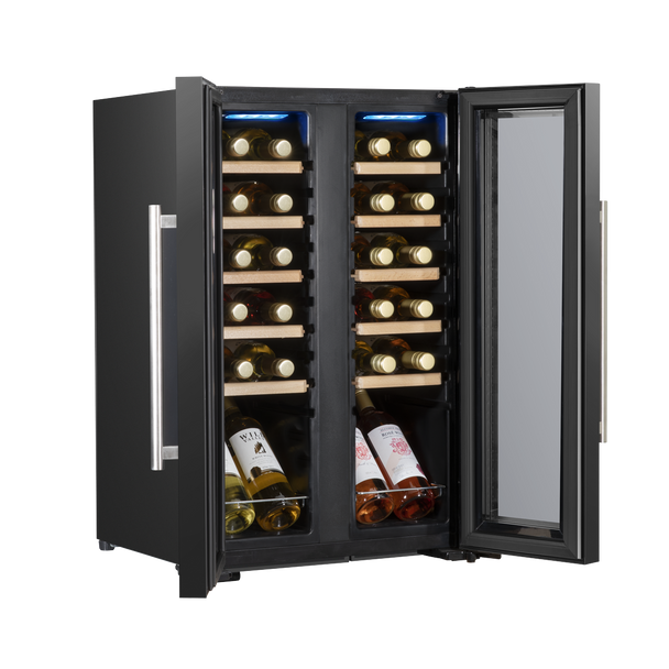 Sealey DH97 │ Baridi 24 Bottle Dual Zone Wine Fridge & Cooler