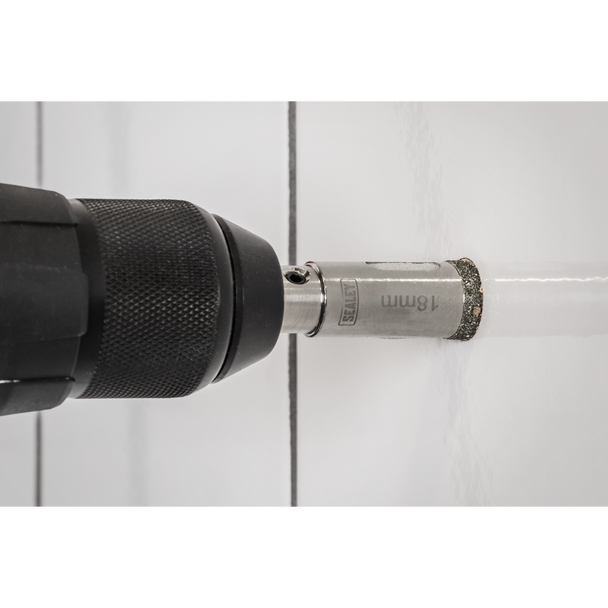 Sealey DHS18 │ Electroplated Diamond Hole Saw 18mm