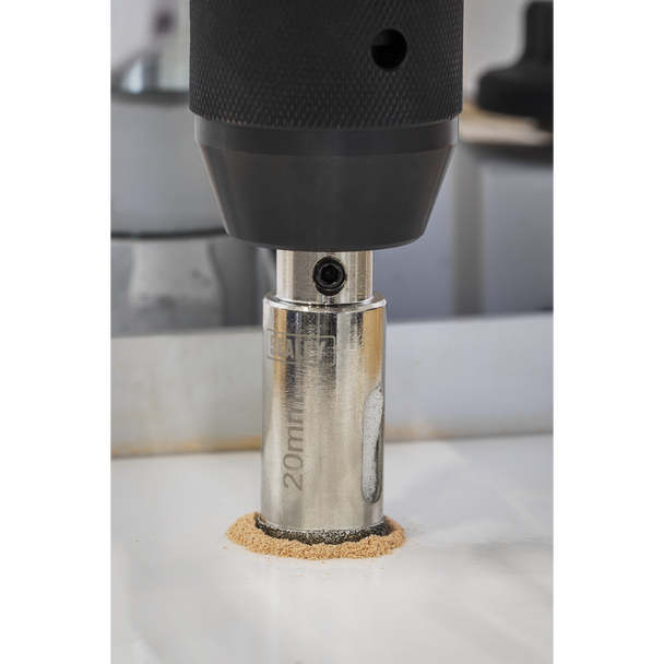 Sealey DHS20 │ Electroplated Diamond Hole Saw 20mm