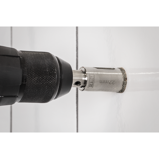 Sealey DHS22 │ Electroplated Diamond Hole Saw 22mm