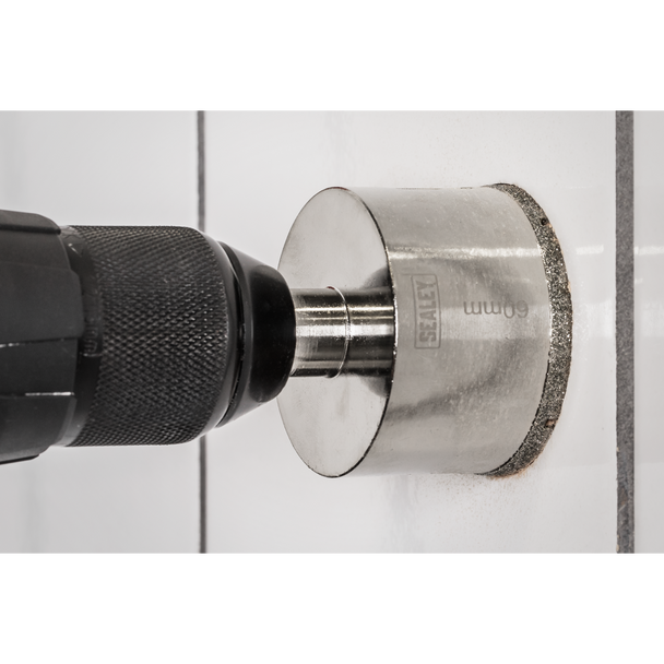 Sealey DHS60 │ Electroplated Diamond Hole Saw 60mm