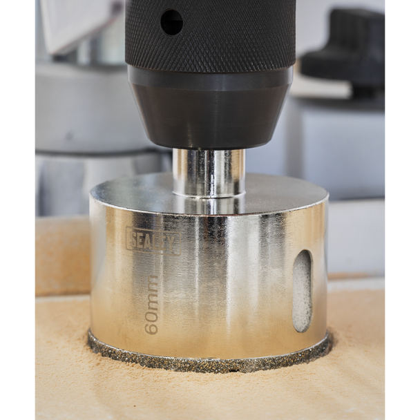 Sealey DHS60 │ Electroplated Diamond Hole Saw 60mm