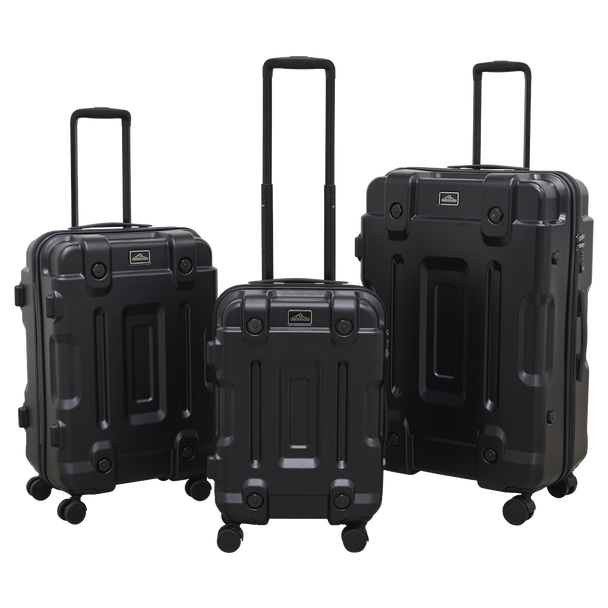 Sealey DL10 │ Dellonda Lightweight ABS Luggage Set 3pc - Black