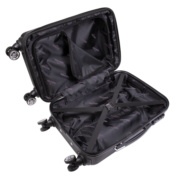 Sealey DL11 │ Dellonda Lightweight ABS Luggage Set with TSA Lock - Black