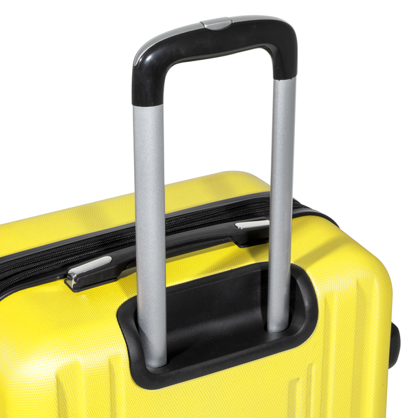 Sealey DL124 │ Dellonda Lightweight ABS Luggage Set with TSA Lock - Yellow