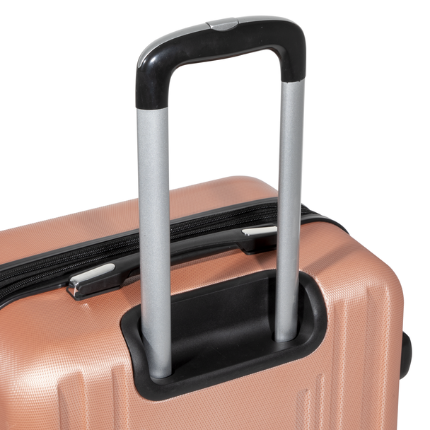 Sealey DL125 │ Dellonda Lightweight ABS Luggage Set with TSA Lock - Rose Gold