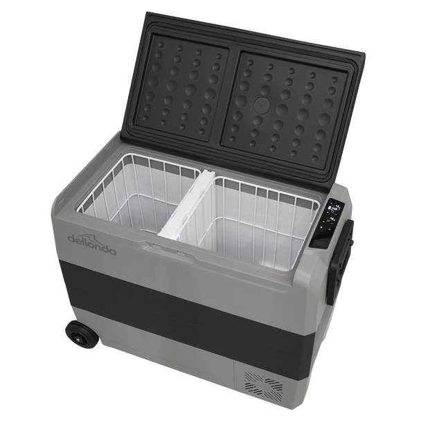 Sealey DL133 │ Dellonda Portable Fridge Freezer/Cool Box with LED Display & AC/DC 230V Adaptor 60L