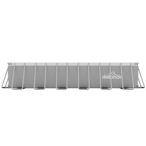 Sealey DL151 │ Dellonda Deluxe Steel Frame Rectangular Swimming Pool with Step Ladder & Filter Pump 25ft