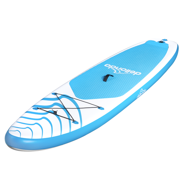 Sealey DL152 │ Dellonda Inflatable Stand-Up Paddle Board 10'6" - Light Blue/White
