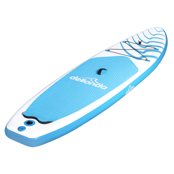 Sealey DL152 │ Dellonda Inflatable Stand-Up Paddle Board 10'6" - Light Blue/White