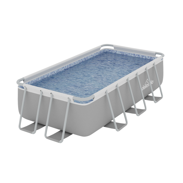 Sealey DL21 │ Dellonda Deluxe Steel Frame Swimming Pool with Filter Pump 13ft