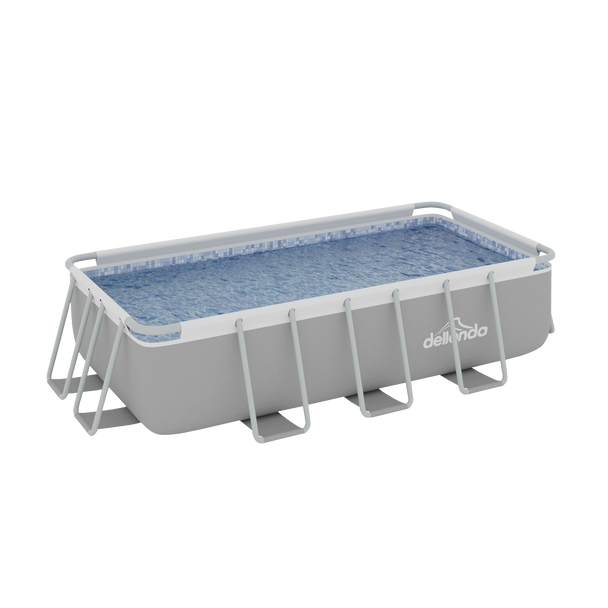 Sealey DL21 │ Dellonda Deluxe Steel Frame Swimming Pool with Filter Pump 13ft