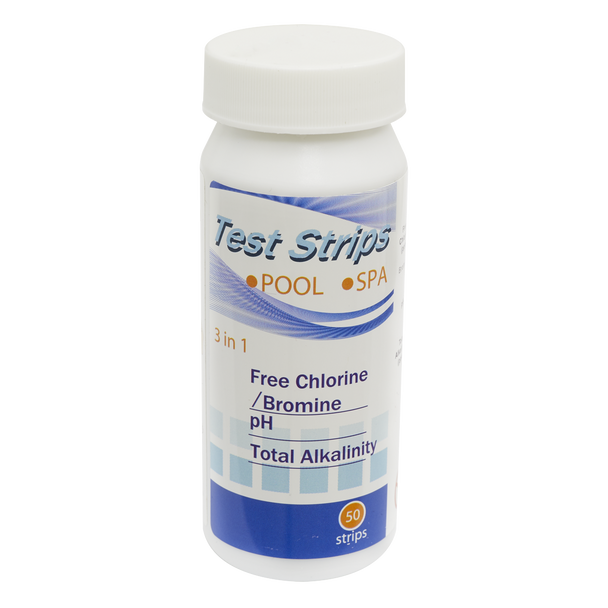 Sealey DL32 │ Dellonda 3-in-1 Chlorine, PH & Alkalinity Test Strips x50 Strips - Pack of 1