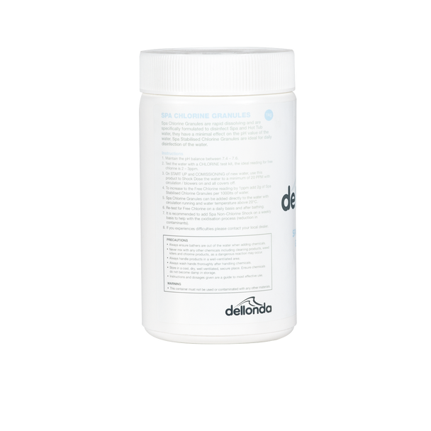 Sealey DL50 │ Dellonda Chlorine Granules for Hot Tubs/Spas & Swimming Pools 1kg