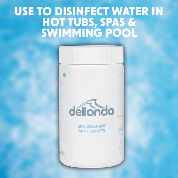 Sealey DL51 │ Dellonda Chlorine Mini Tabs for Hot Tubs/Spas & Swimming Pools 1kg