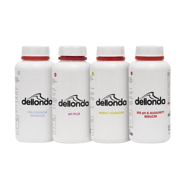 Sealey DL63 │ Dellonda Swimming Pool Starter Kit - Chlorine, pH Increaser, pH Reducer, Algaecide
