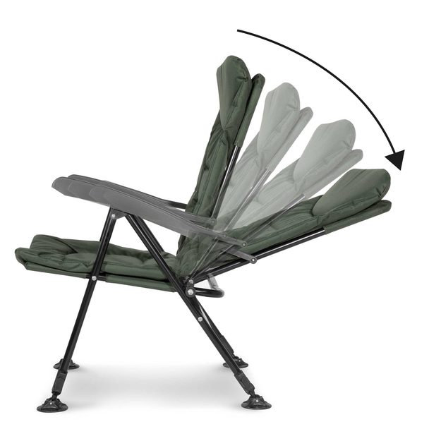 Sealey DL74 │ Dellonda Portable Reclining Chair with Armrests