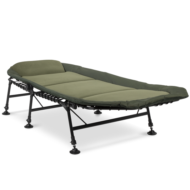 Sealey DL78 │ Dellonda Adjustable Bedchair with Fleece Mattress & Pillow