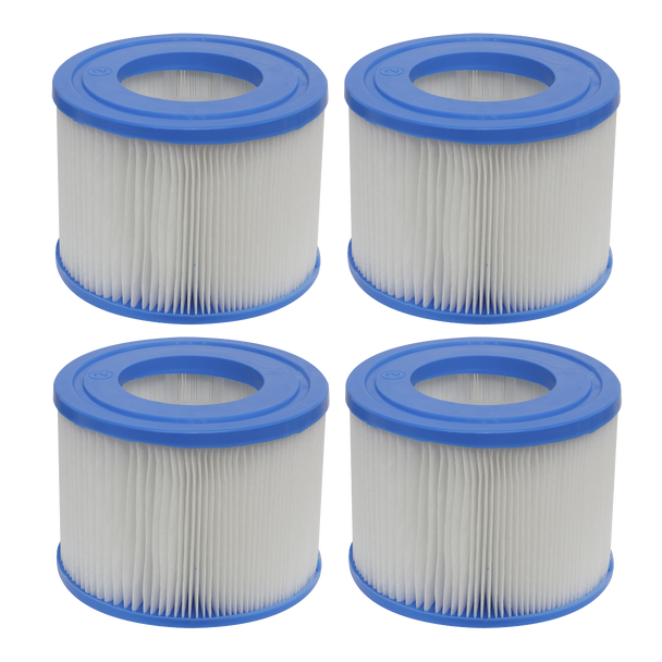 Sealey DL80 │ Dellonda Hot Tub/Spa Filter Cartridge - Pack of 4