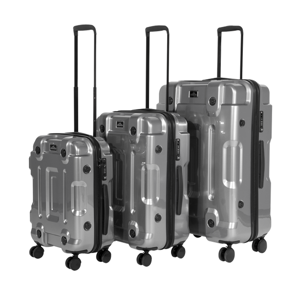 Sealey DL9 │ Dellonda Lightweight ABS Luggage Set 3pc - Silver