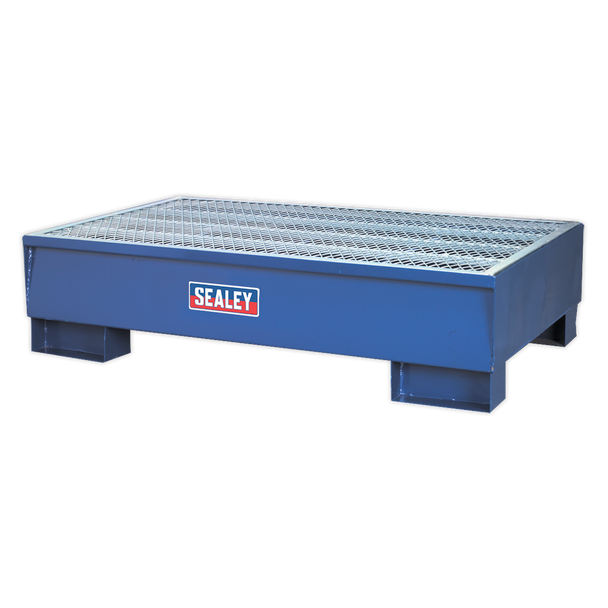 Sealey DRP10 │ Steel Barrel Bund/Spill Pallet 1340 x 800 x 335mm
