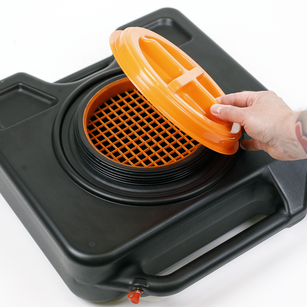 Sealey DRP44 │ Oil/Fluid Drain & Recycling Container with Wheels 15L