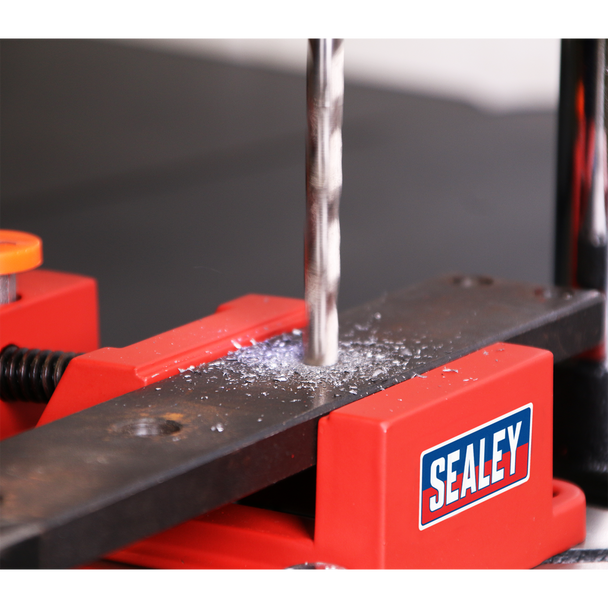 Sealey DS01 │ Drill Stand with Cast Iron Base 500mm & Vice 65mm