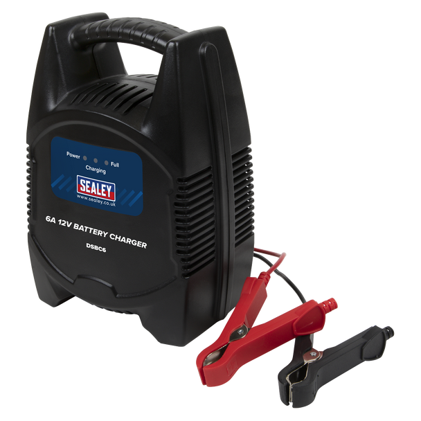Sealey DSBC6 │ 12V Battery Charger 6A 230V