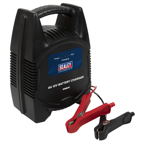 Sealey DSBC6 │ 12V Battery Charger 6A 230V