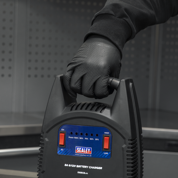 Sealey DSBC8 │ 8A 6/12V Battery Charger 230V