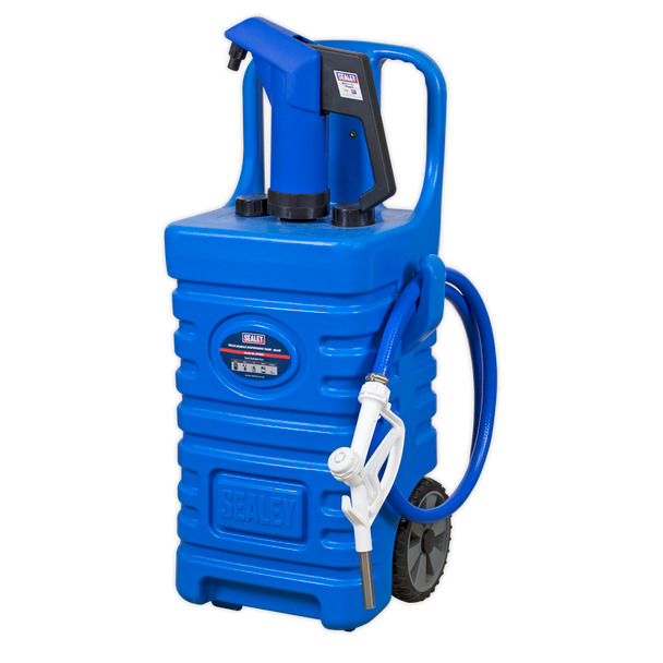 Sealey DT55BCOMBO1 │ Mobile Dispensing Tank with AdBlue® Pump 55L - Blue