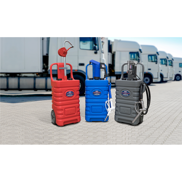 Sealey DT55BCOMBO1 │ Mobile Dispensing Tank with AdBlue® Pump 55L - Blue
