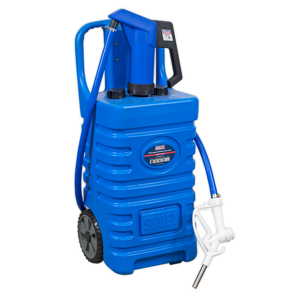 Sealey DT55BCOMBO1 │ Mobile Dispensing Tank with AdBlue® Pump 55L - Blue