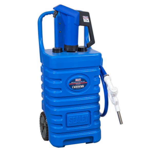 Sealey DT55BCOMBO1 │ Mobile Dispensing Tank with AdBlue® Pump 55L - Blue