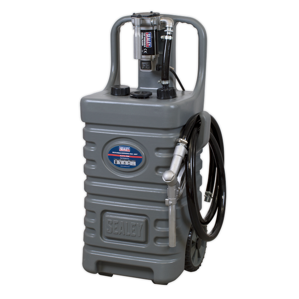 Sealey DT55GCOMBO1 │ Mobile Dispensing Tank with Diesel Pump 55L - Grey