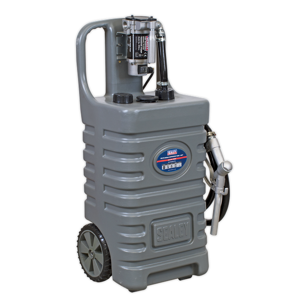 Sealey DT55GCOMBO1 │ Mobile Dispensing Tank with Diesel Pump 55L - Grey