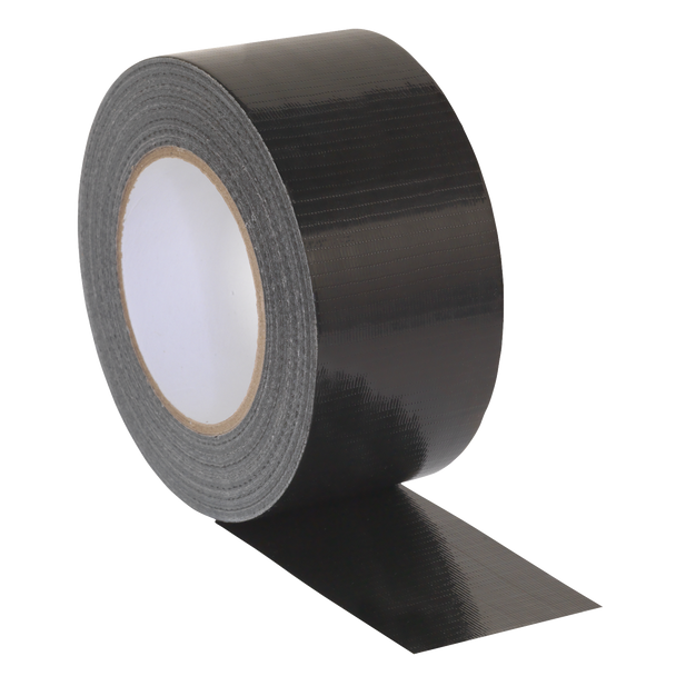 Sealey DTB75 │ Duct Tape 75mm x 50m - Black