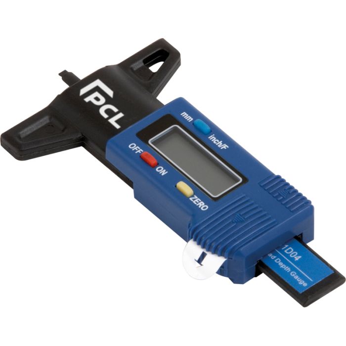 PCL DTDG1D04 | Digital Tyre Tread Depth Gauge 0-25mm / 0-1"
