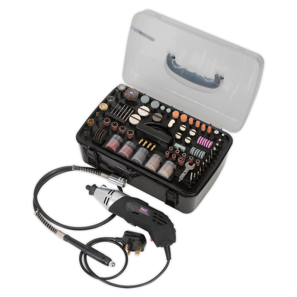 Sealey E5188 │ Multipurpose Rotary Tool & Engraver Kit 230V 219pc