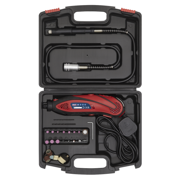 Sealey E540 │ Multipurpose Rotary Tool & Engraver Kit 230V 40pc