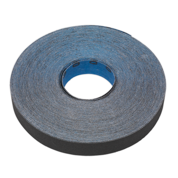 Sealey ER252560 │ Emery Roll 60Grit 25mm x 25m - Blue Twill