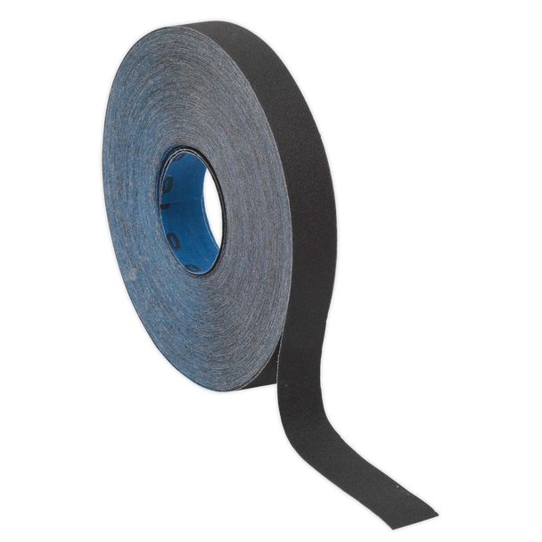 Sealey ER252560 │ Emery Roll 60Grit 25mm x 25m - Blue Twill