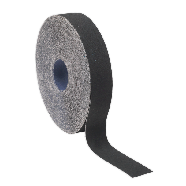 Sealey ER2550150 │ Emery Roll 150Grit 25mm x 50m - Blue Twill