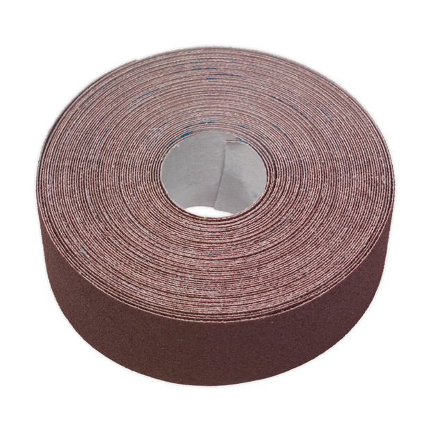 Sealey ERB5050120 │ Emery Roll 120Grit 50mm x 50m - Brown