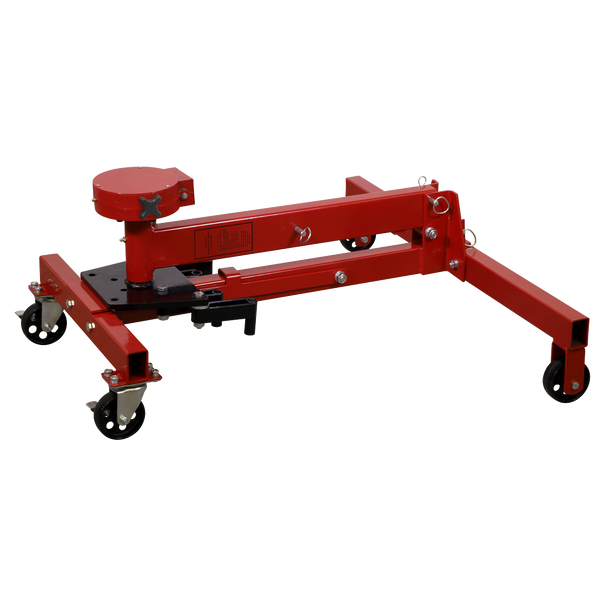 Sealey ES480D │ Folding 360º Rotating Engine Stand with Geared Handle Drive 450kg Capacity