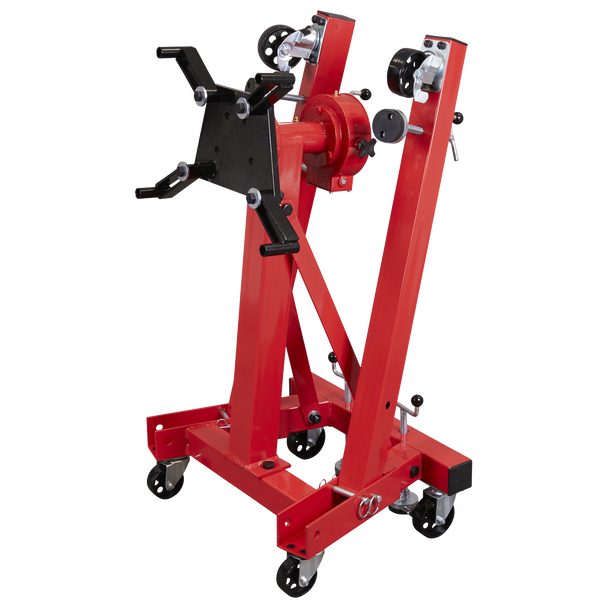 Sealey ES680D │ Folding 360º Rotating Engine Stand with Geared Handle Drive 680kg Capacity