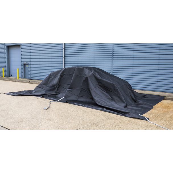 Sealey EV1000 │ Vehicle Fire Safety Blanket - PU Coated 6 x 8m
